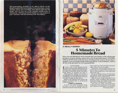 Dak Auto Bakery Bread Machine Manual